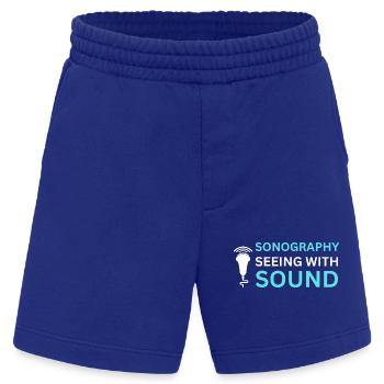 Échographie Son de Détection Échographiste - Short bio épais fabriqué en UE - Iconic Blue - Devant