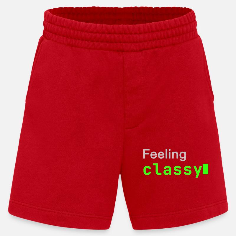 Feeling classy | Developer mood - Heavyweight Shorts - made by SPREAD - Rot