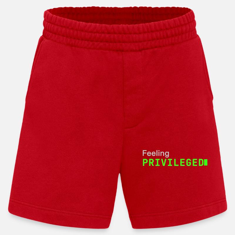 Feeling Privileged | Developer mood - Heavyweight Shorts - made by SPREAD - Rot