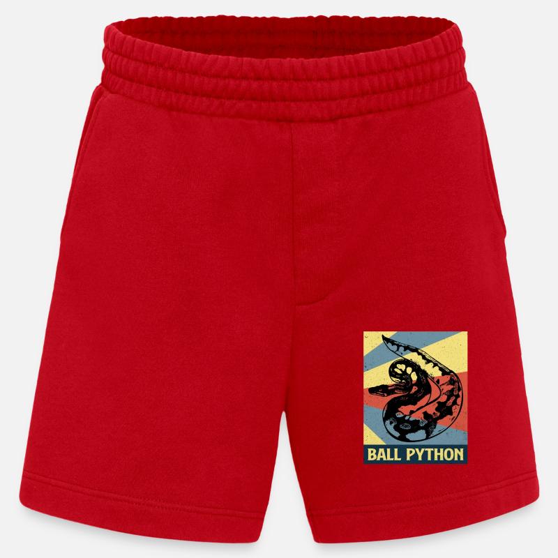 Python - Short bio épais fabriqué en UE - rouge