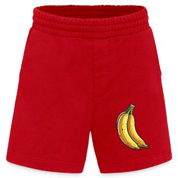Bananen - Heavyweight Shorts - made by SPREAD  - Rot - Vorne