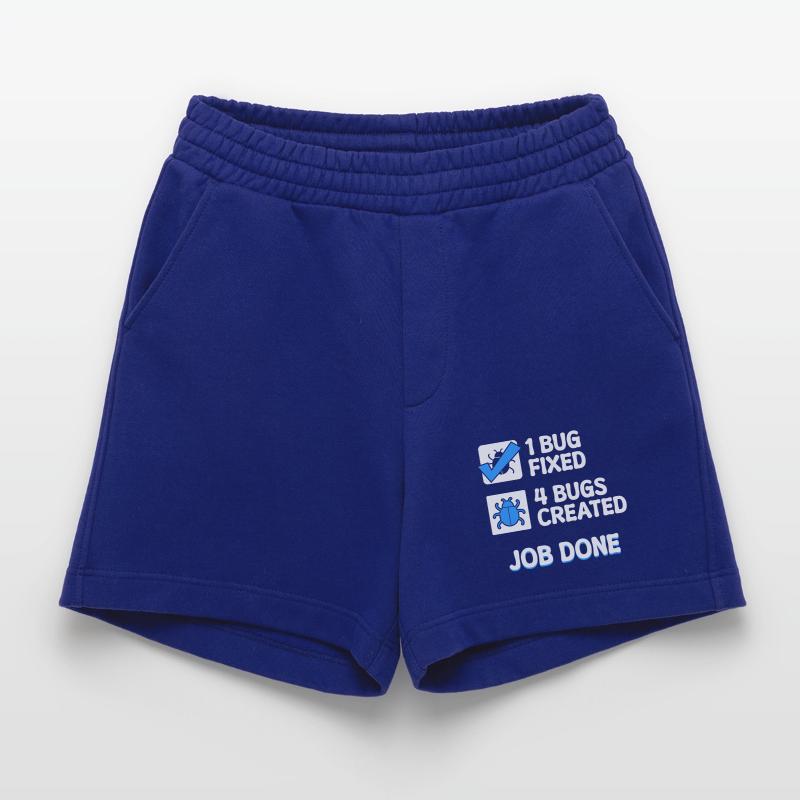 Bugfixing Developer Bugs Code Statement Informatik Heavyweight Shorts - made by SPREAD 