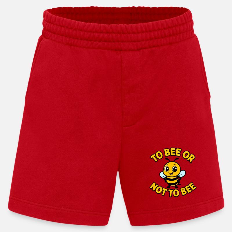 Biene oder nicht Biene - Heavyweight Shorts - made by SPREAD  - Rot
