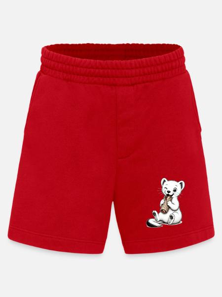 L-Hermelin-Wurstpatty - Heavyweight Shorts - made by SPREAD  - Rot