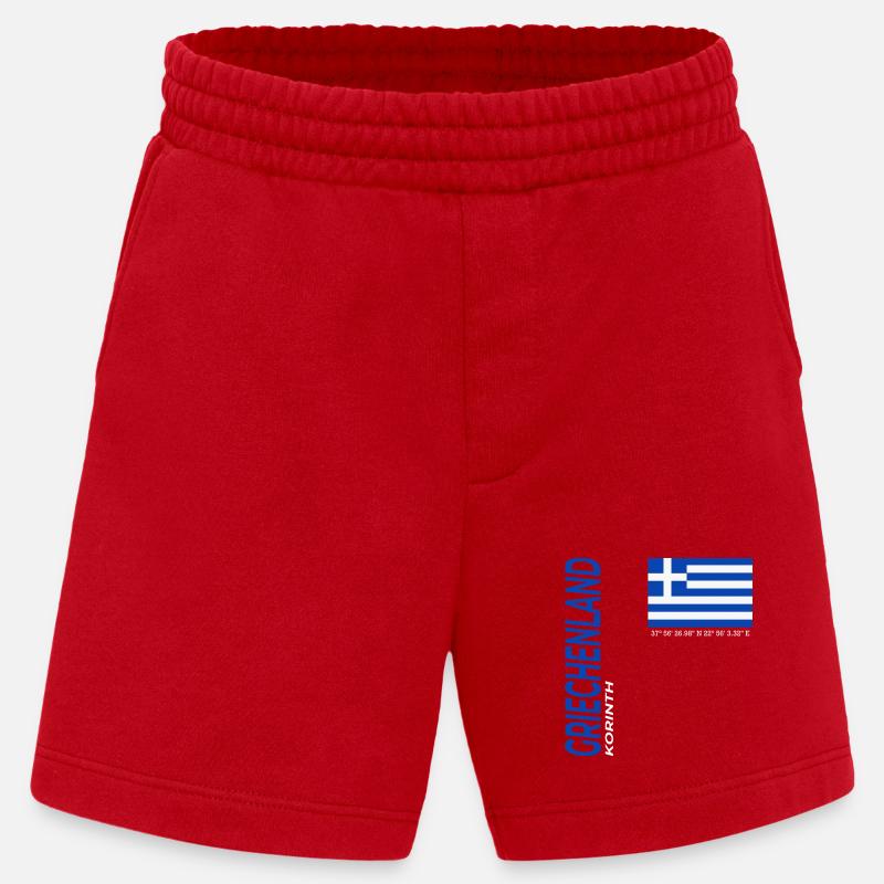 Corinth - Heavyweight Shorts - made by SPREAD  - red