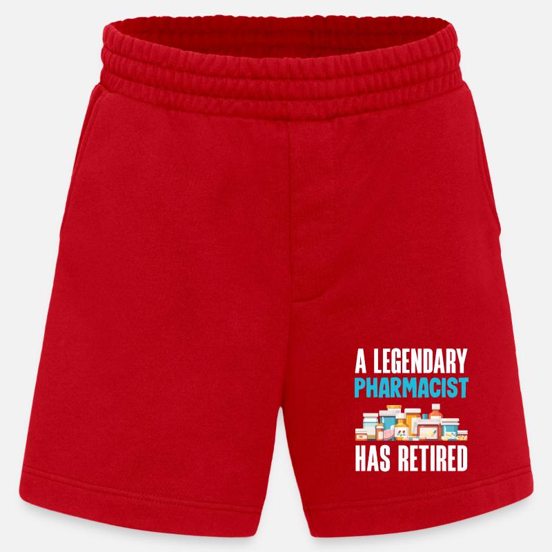 Apotheker Pharmazeutisch-technischer - Heavyweight Shorts - made by SPREAD  - Rot