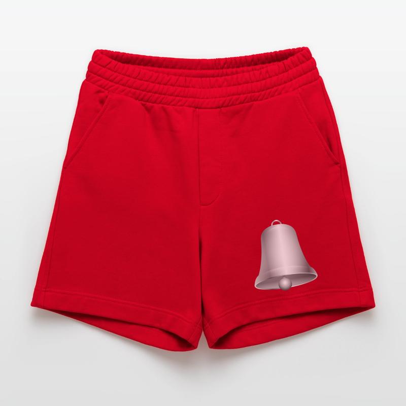 große silberfarbene Kirchen Glocke oder Glöckchen Heavyweight Shorts - made by SPREAD 