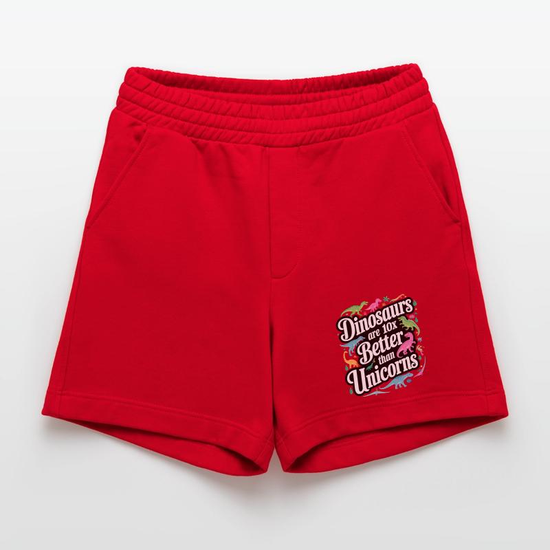 Dinosaurier überstrahlen Einhörner hell Heavyweight Shorts - made by SPREAD 