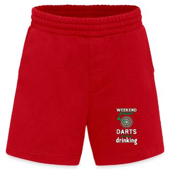 Darts Dart - Heavyweight Shorts - made by SPREAD  - Rot - Vorne
