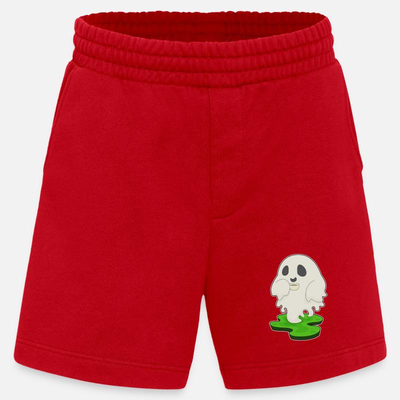 Geist Halloween Kaffee - Heavyweight Shorts - made by SPREAD - Rot
