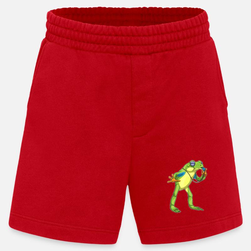 Frog Referee Whistle - Heavyweight Shorts - made by SPREAD  - red
