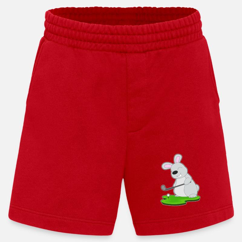 Hase Golf Golfschläger - Heavyweight Shorts - made by SPREAD - Rot