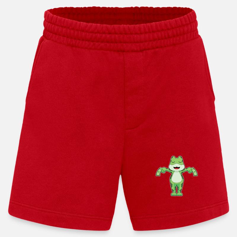 Frosch Banknote - Heavyweight Shorts - made by SPREAD - Rot