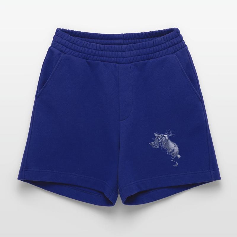 Graustufen Katzenschnurrer Blick Heavyweight Shorts - made by SPREAD 