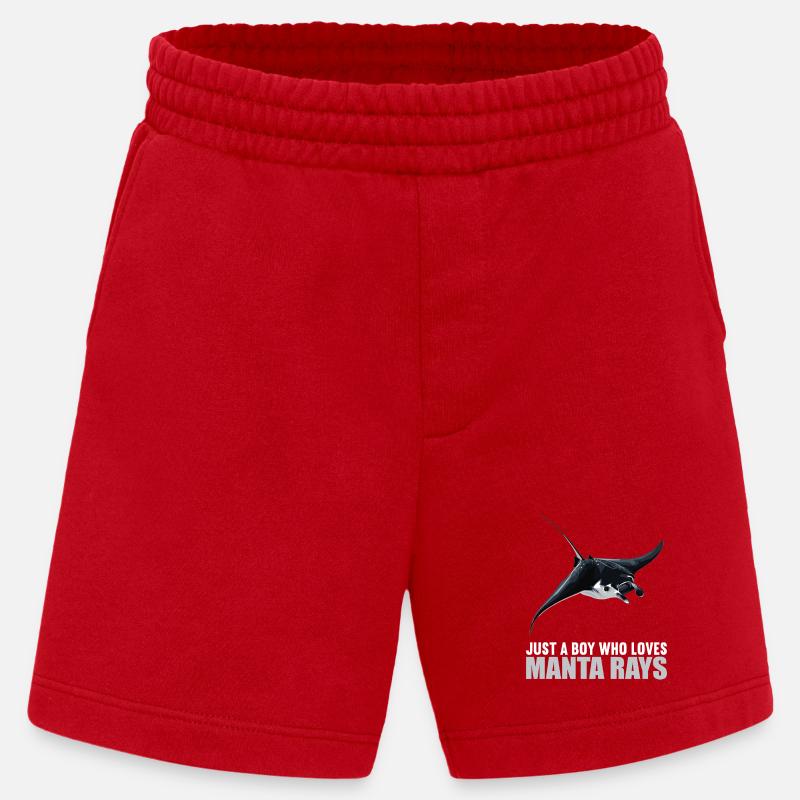 Rays Manta Rays - Heavyweight Shorts - made by SPREAD  - red