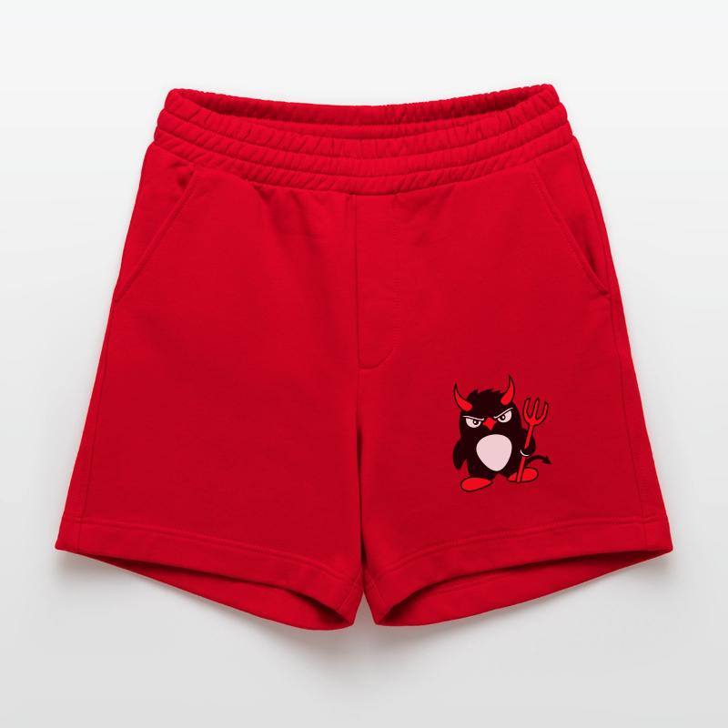 Penguin Devil Horns Trident Hell Evil Satan Heavyweight Shorts - made by SPREAD 