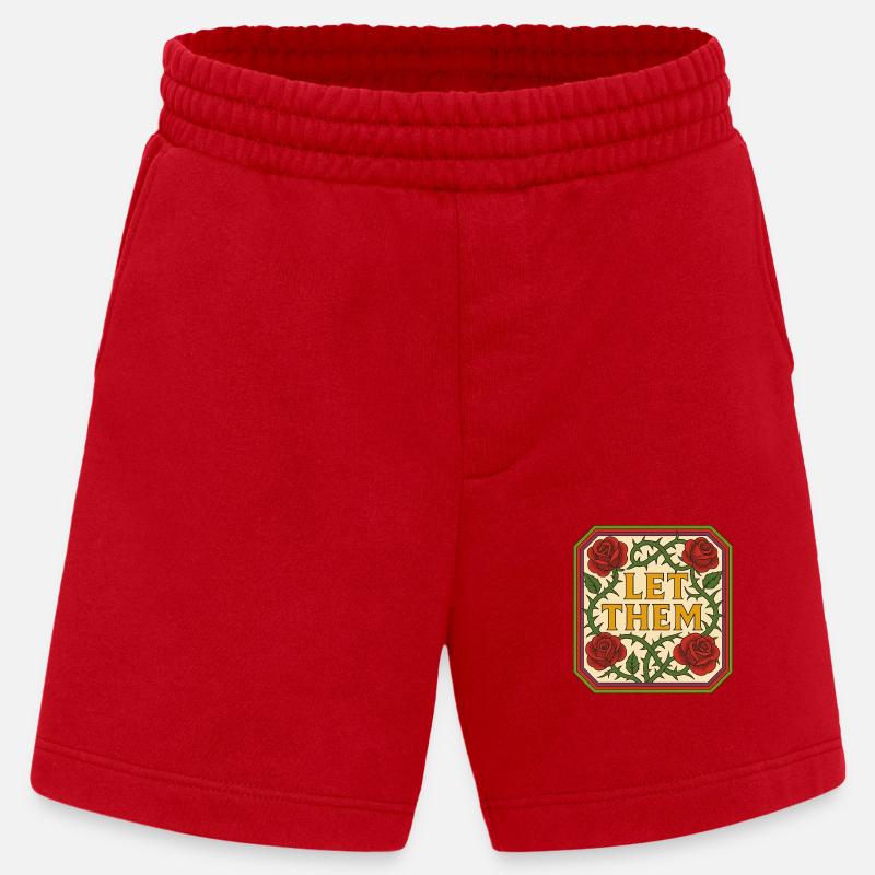 Lassen Sie sie - Heavyweight Shorts - made by SPREAD  - Rot