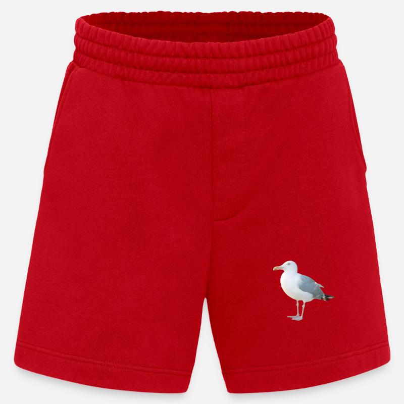Möwe - Heavyweight Shorts - made by SPREAD  - Rot