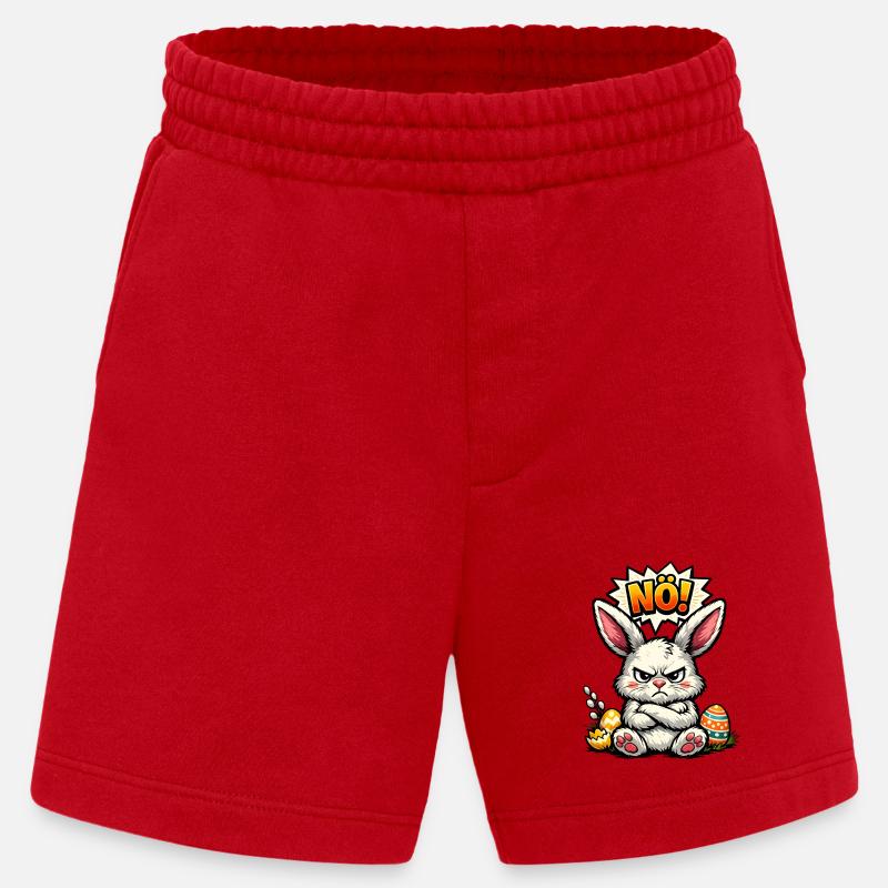 Lower Austrian Bunny Easter Gift - Heavyweight Shorts - made by SPREAD  - red