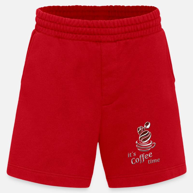 Kaffee Trinker - Heavyweight Shorts - made by SPREAD  - Rot