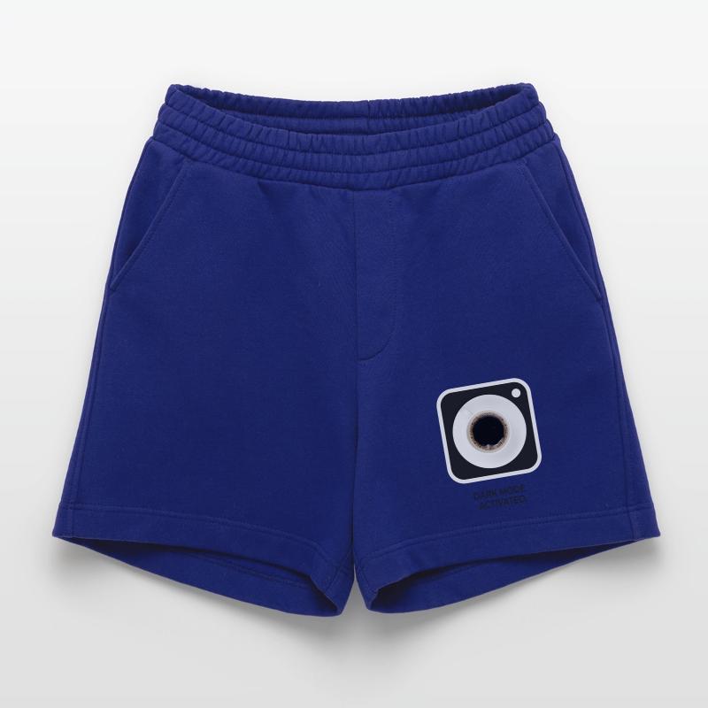 Dark Mode Activated Coffee Nerd Saying Heavyweight Shorts - made by SPREAD 