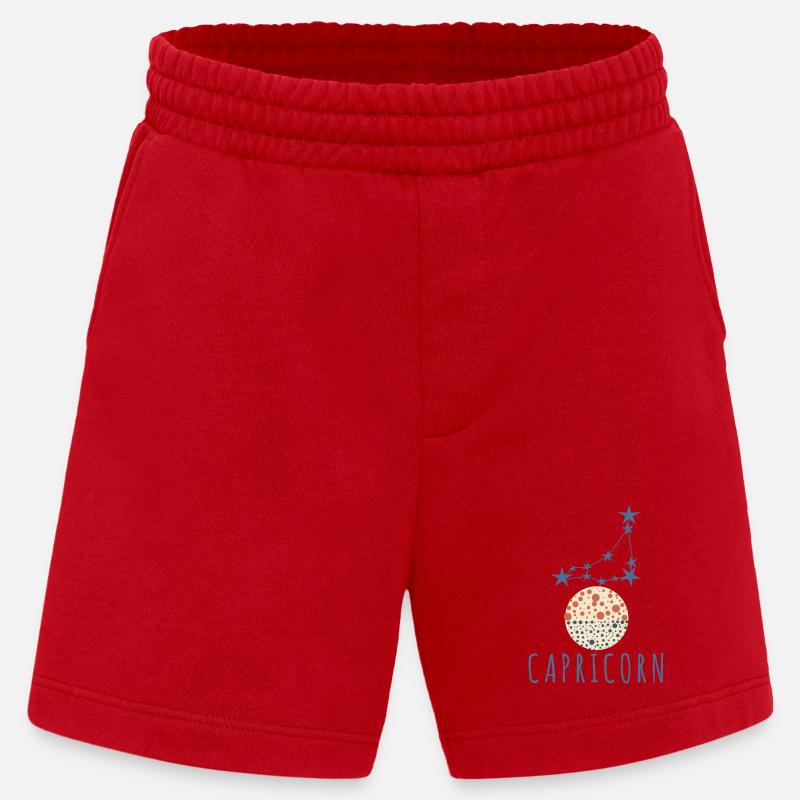 Das Sternbild Steinbock - Heavyweight Shorts - made by SPREAD  - Rot