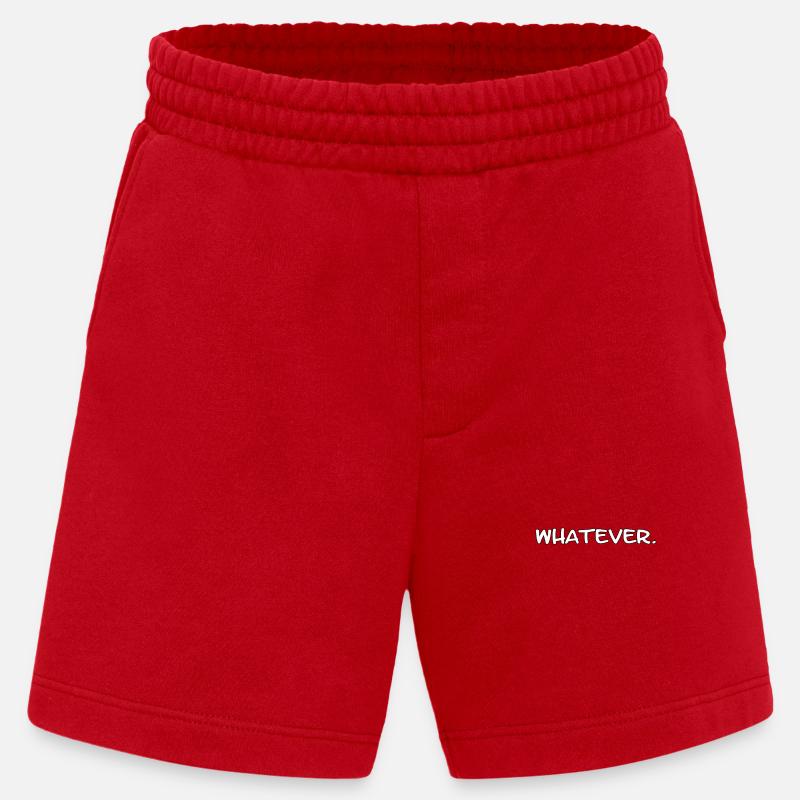 Whatever. - Lustiger sarkastischer Spruch - Heavyweight Shorts - made by SPREAD  - Rot