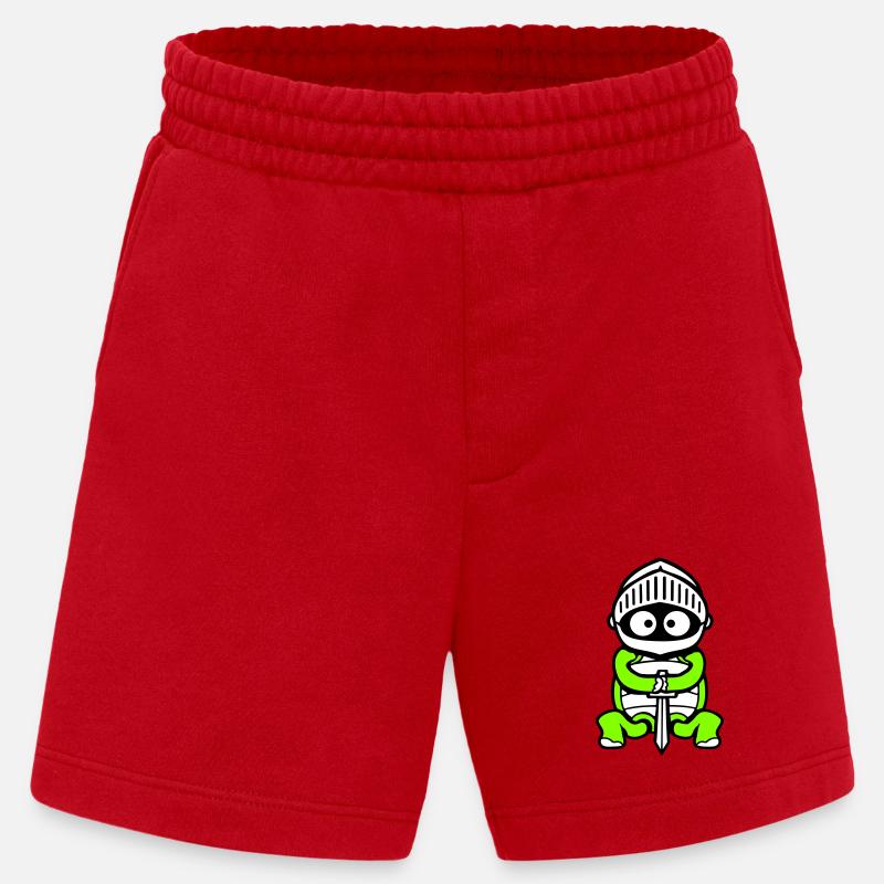 Turtle Knight Épée Fighter Armure Casque - Short bio épais fabriqué en UE - rouge