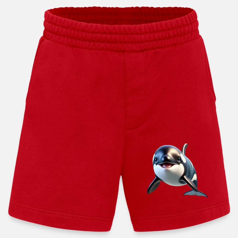 Orca - Heavyweight Shorts - made by SPREAD  - Rot