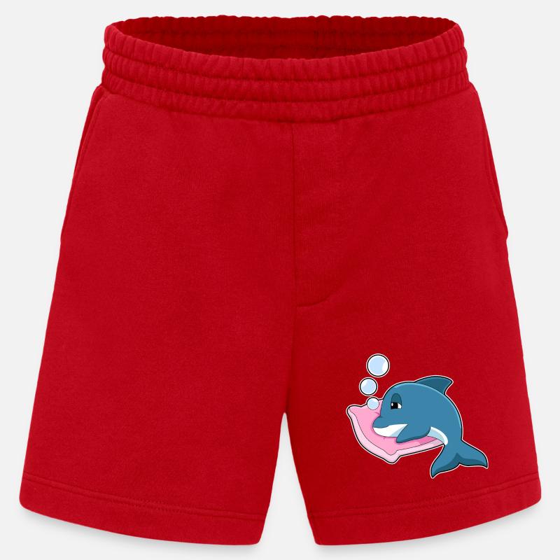 Oreiller de couchage Dolphin - Short bio épais fabriqué en UE - rouge