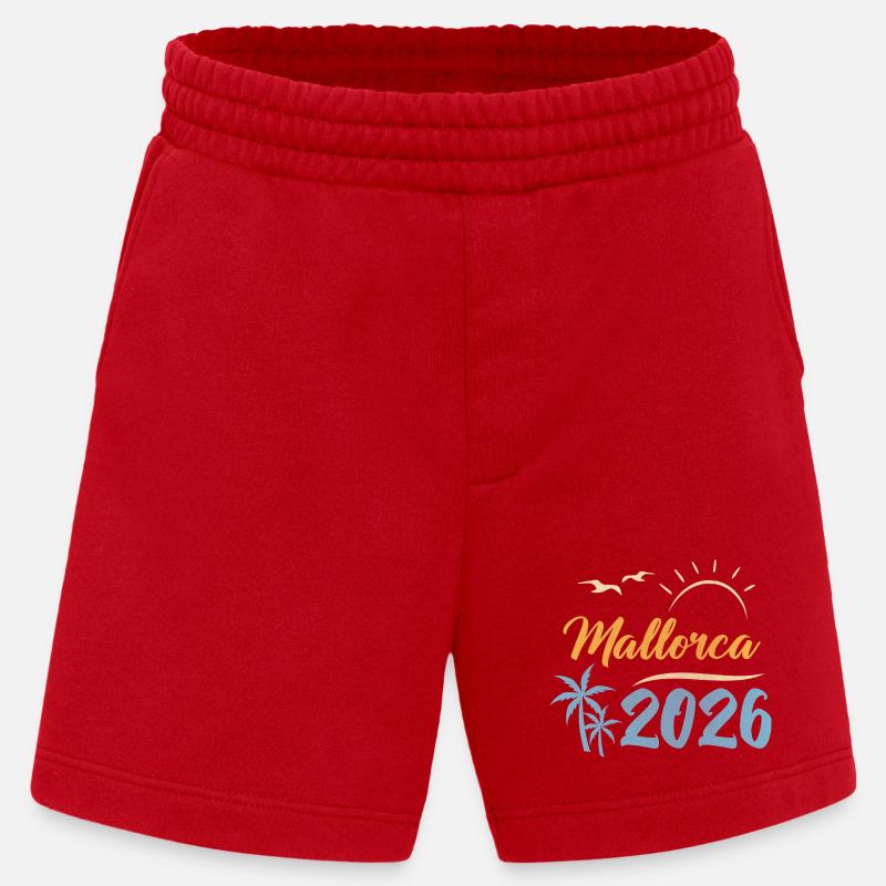Mallorca 2026 - Heavyweight Shorts - made by SPREAD  - Rot
