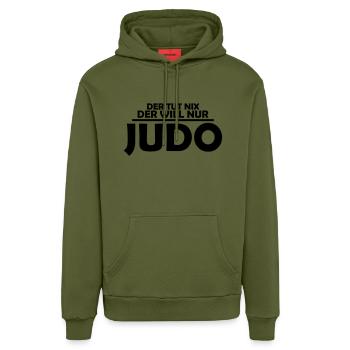 judo - Organic Relaxed Hoodie Made in EU - MOSS GREEN - Vorne
