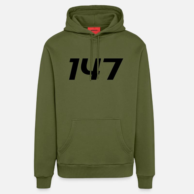 BILLARD - 147 la pause maximale - Sweat à capuche bio décontracté fabriqué en UE - MOSS GREEN