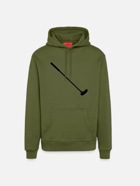 Minigolf - Organic Relaxed Hoodie Made in EU - MOSS GREEN
