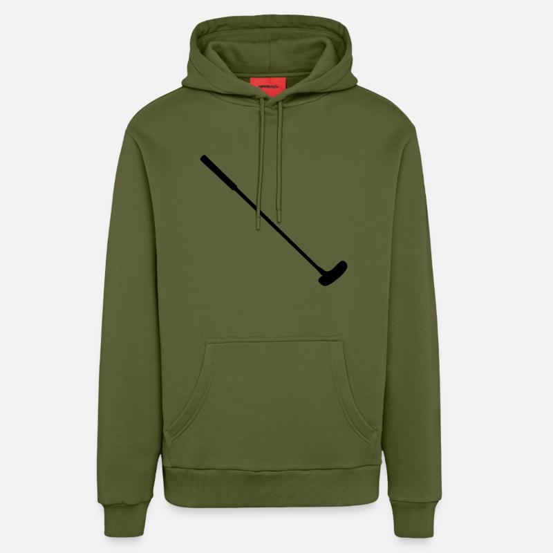 Golf - Sweat à capuche bio décontracté fabriqué en UE - MOSS GREEN