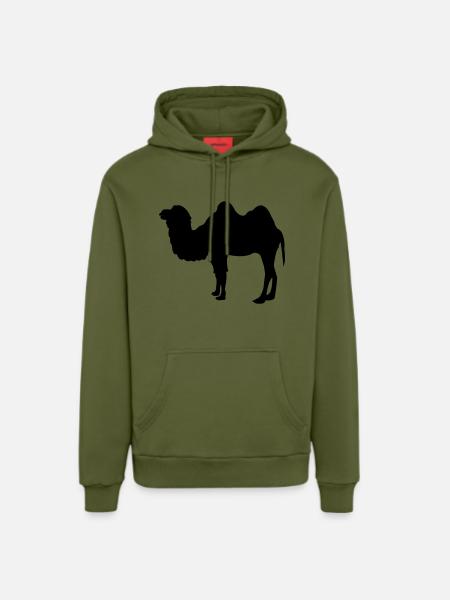 kamel - Organic Relaxed Hoodie Made in EU - MOSS GREEN
