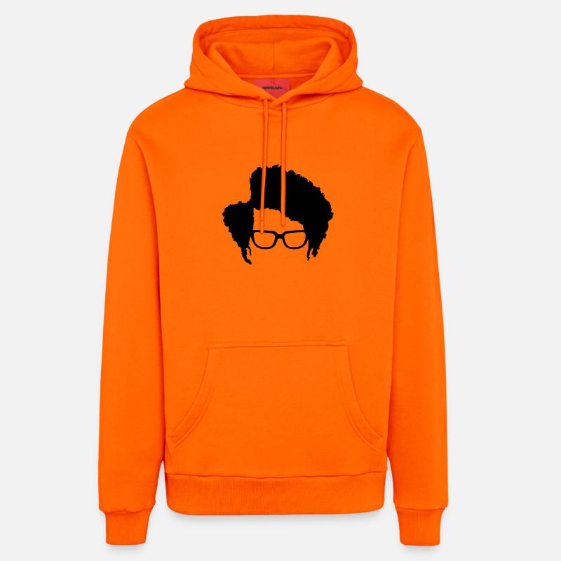 Moss IT-Crowd - Sweat à capuche bio décontracté fabriqué en UE - SUNSET ORANGE