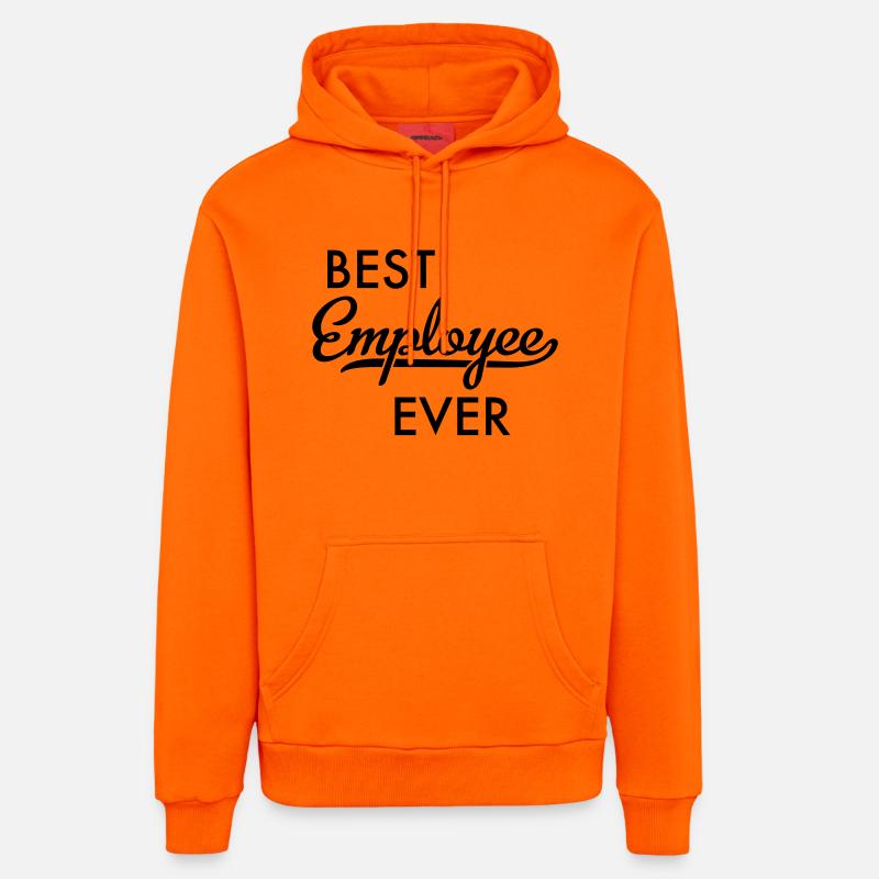 Collègue - Sweat à capuche bio décontracté fabriqué en UE - SUNSET ORANGE