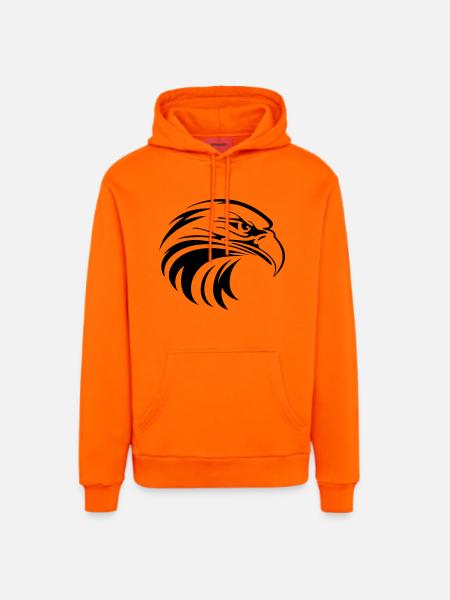 adler - Organic Relaxed Hoodie Made in EU - SUNSET ORANGE