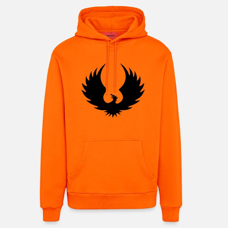 Phoenix 2 - Sweat à capuche bio décontracté fabriqué en UE - SUNSET ORANGE