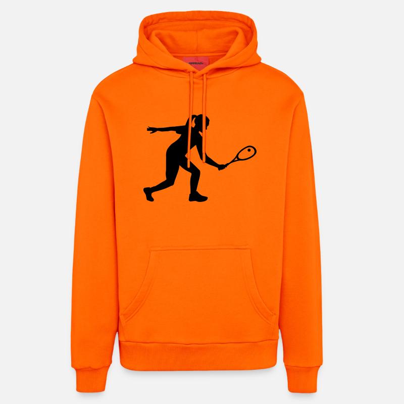 Squash - Sweat à capuche bio décontracté fabriqué en UE - SUNSET ORANGE