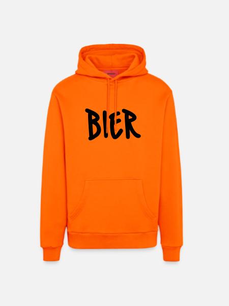 Bier - Organic Relaxed Hoodie Made in EU - SUNSET ORANGE