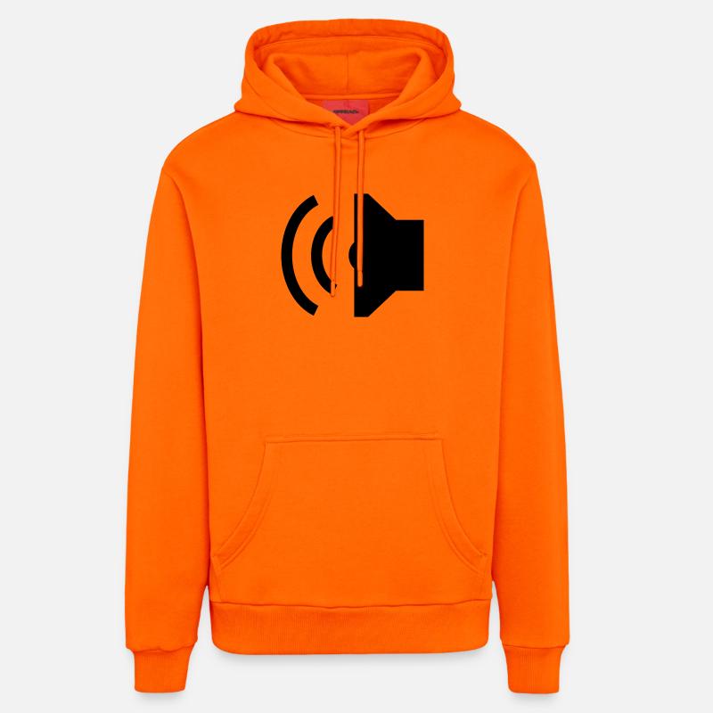 Intervenants, Intervenants - Sweat à capuche bio décontracté fabriqué en UE - SUNSET ORANGE