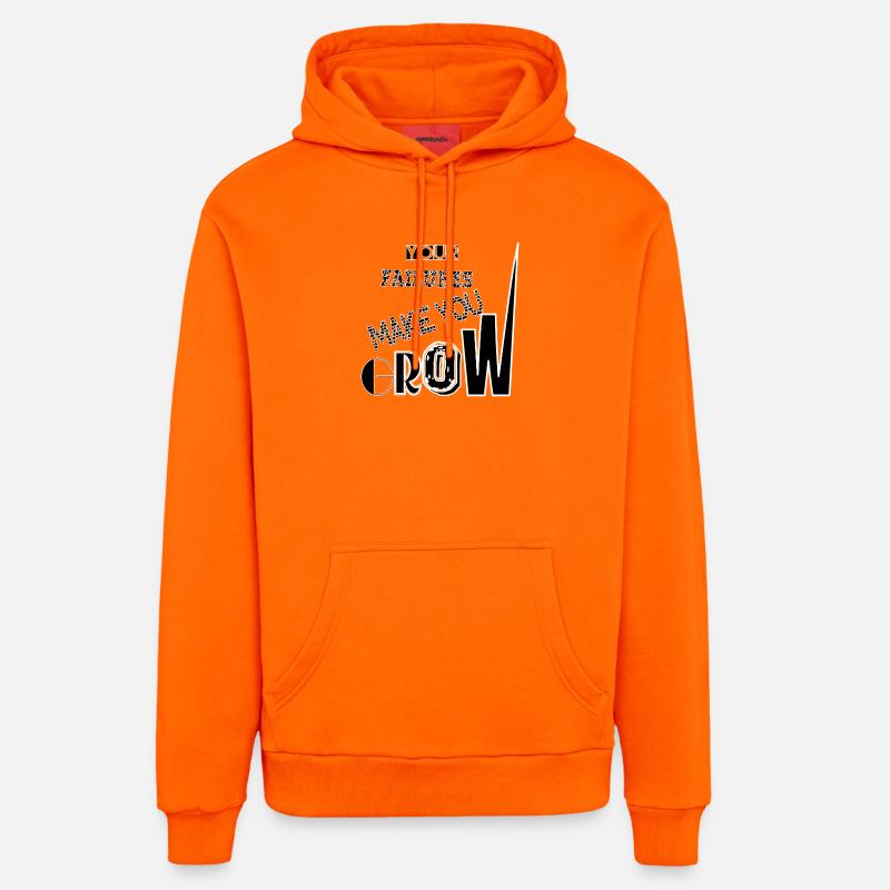 YOUR FAILURES - Sweat à capuche bio décontracté fabriqué en UE - SUNSET ORANGE