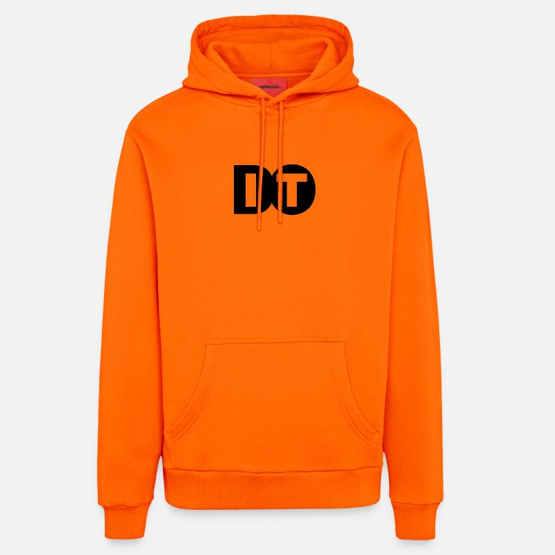 Fais le! - Sweat à capuche bio décontracté fabriqué en UE - SUNSET ORANGE