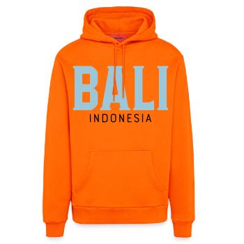 Bali - Organic Relaxed Hoodie Made in EU - SUNSET ORANGE - Vorne
