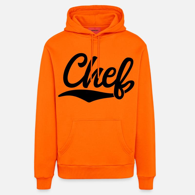 Boss - Sweat à capuche bio décontracté fabriqué en UE - SUNSET ORANGE