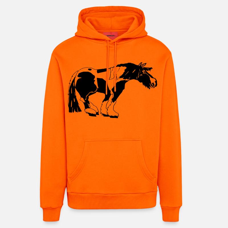 drôle Tinker, Tinker Spot, Tinker ride - Sweat à capuche bio décontracté fabriqué en UE - SUNSET ORANGE