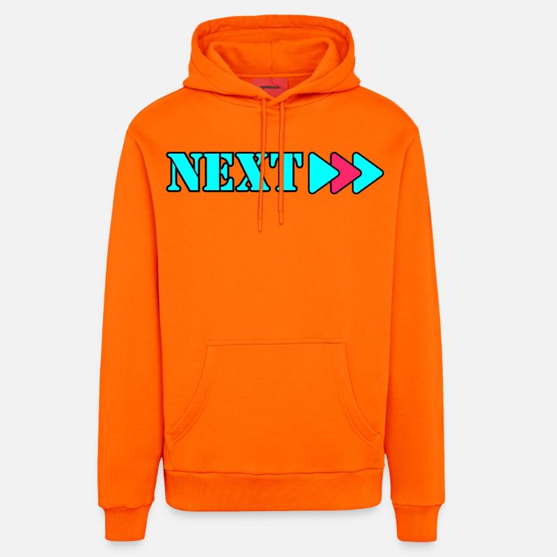 NEXT - Sweat à capuche bio décontracté fabriqué en UE - SUNSET ORANGE