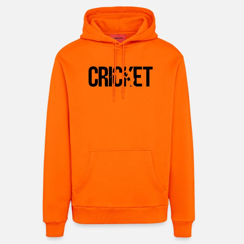 cricket - Sweat à capuche bio décontracté fabriqué en UE - SUNSET ORANGE